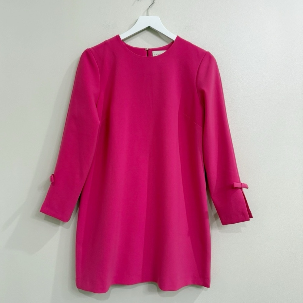Sachin and Babi Lily long sleeve rose pink dress - Picture 5 of 11